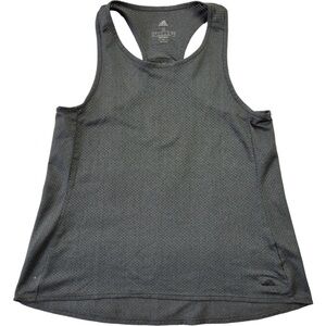 Adidas woman’s Climalite workout tank top dark charcoal gray  size S